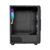 CASE GAMBYTE ZEKTOR 650W | NEGRO | 1 PANEL VIDRIO | LED - ARGB - Imagen 4