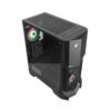 CASE GAMBYTE DECEPTOR  C/ FUENTE 650W | NEGRO | 1 PANEL VIDRIO | LED - Imagen 3