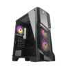 CASE GAMBYTE DECEPTOR  C/ FUENTE 650W | NEGRO | 1 PANEL VIDRIO | LED
