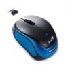 MOUSE MINI GENIUS INALAMBRICO MICRO TRAVELER 9000R | NEGRO C/ AZUL