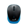 MOUSE MINI GENIUS INALAMBRICO MICRO TRAVELER 9000R | NEGRO C/ AZUL - Imagen 3