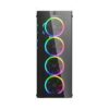 CASE GAMBYTE GHOSTX S/ FUENTE | 2 PANEL VIDRIO | LED - ARGB - Imagen 2